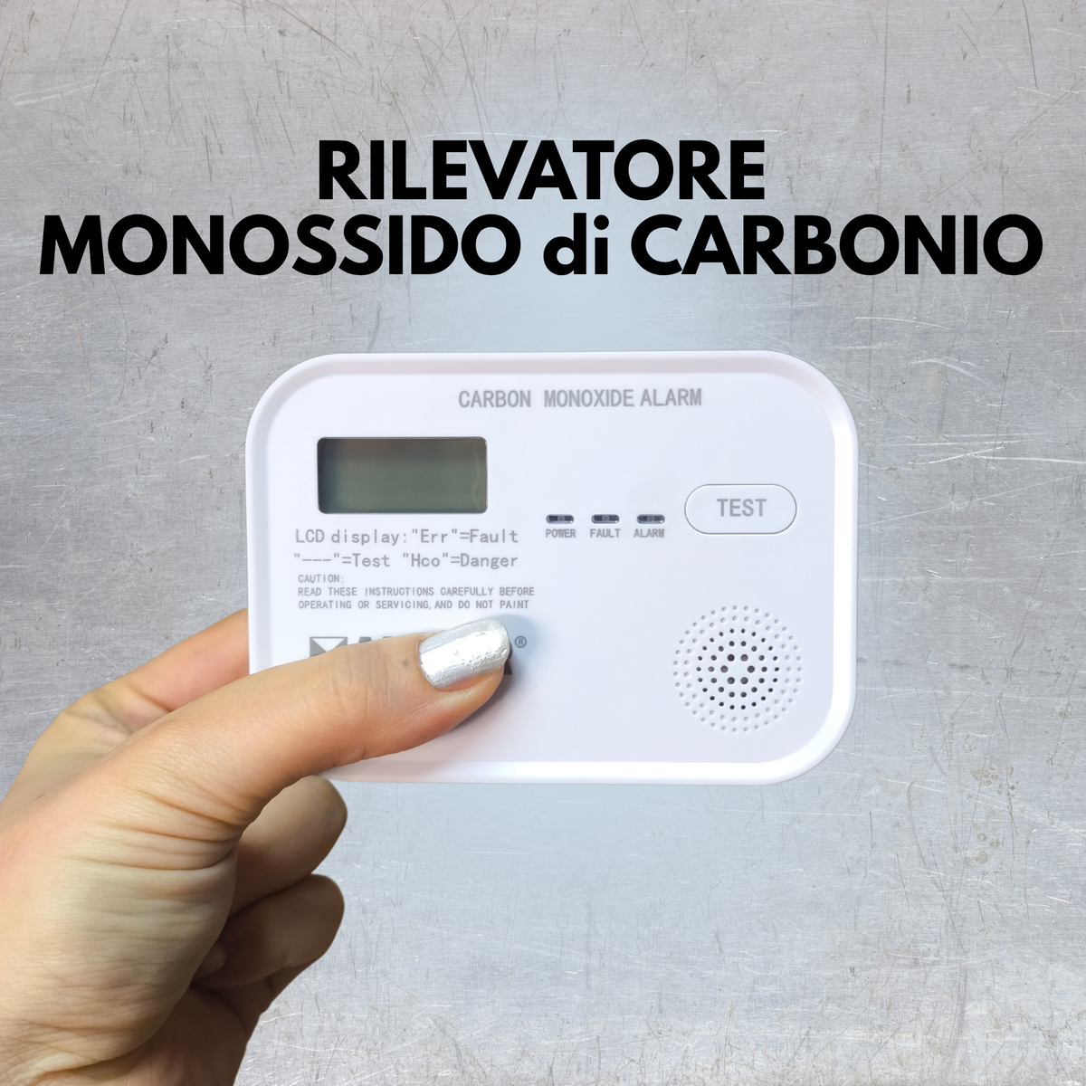 Rilevatore di Monossido di Carbonio – Maurer