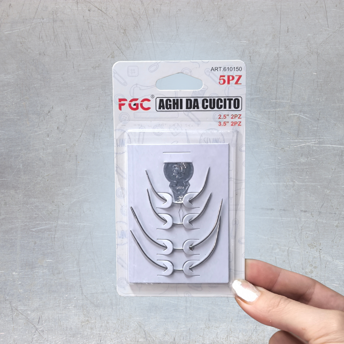 Set Aghi da Cucito Curvi (5 Pezzi) – FGC