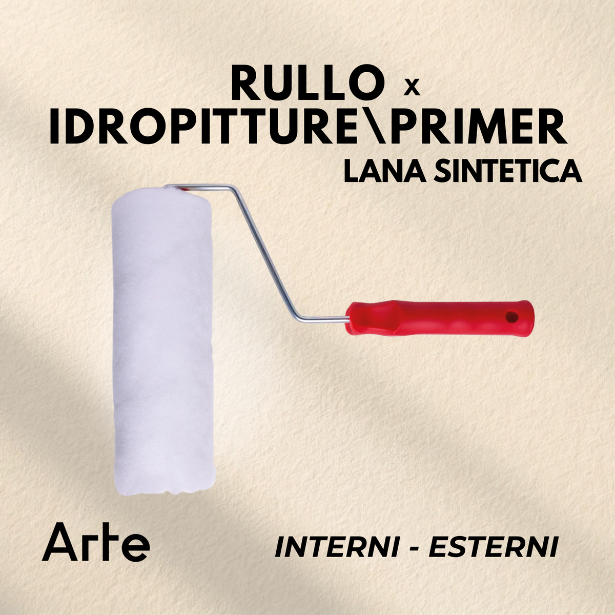 Rullo per Idropitture\Primer 25cm Lana Sintetica - Pennellificio Arte