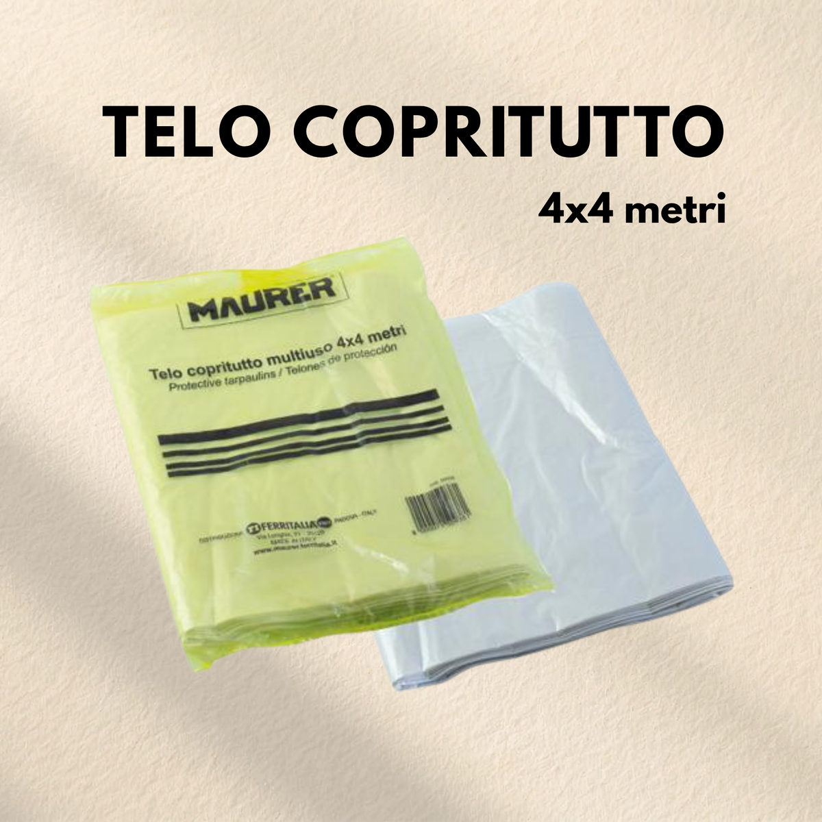 Telo copritutto multiuso 4x4metri