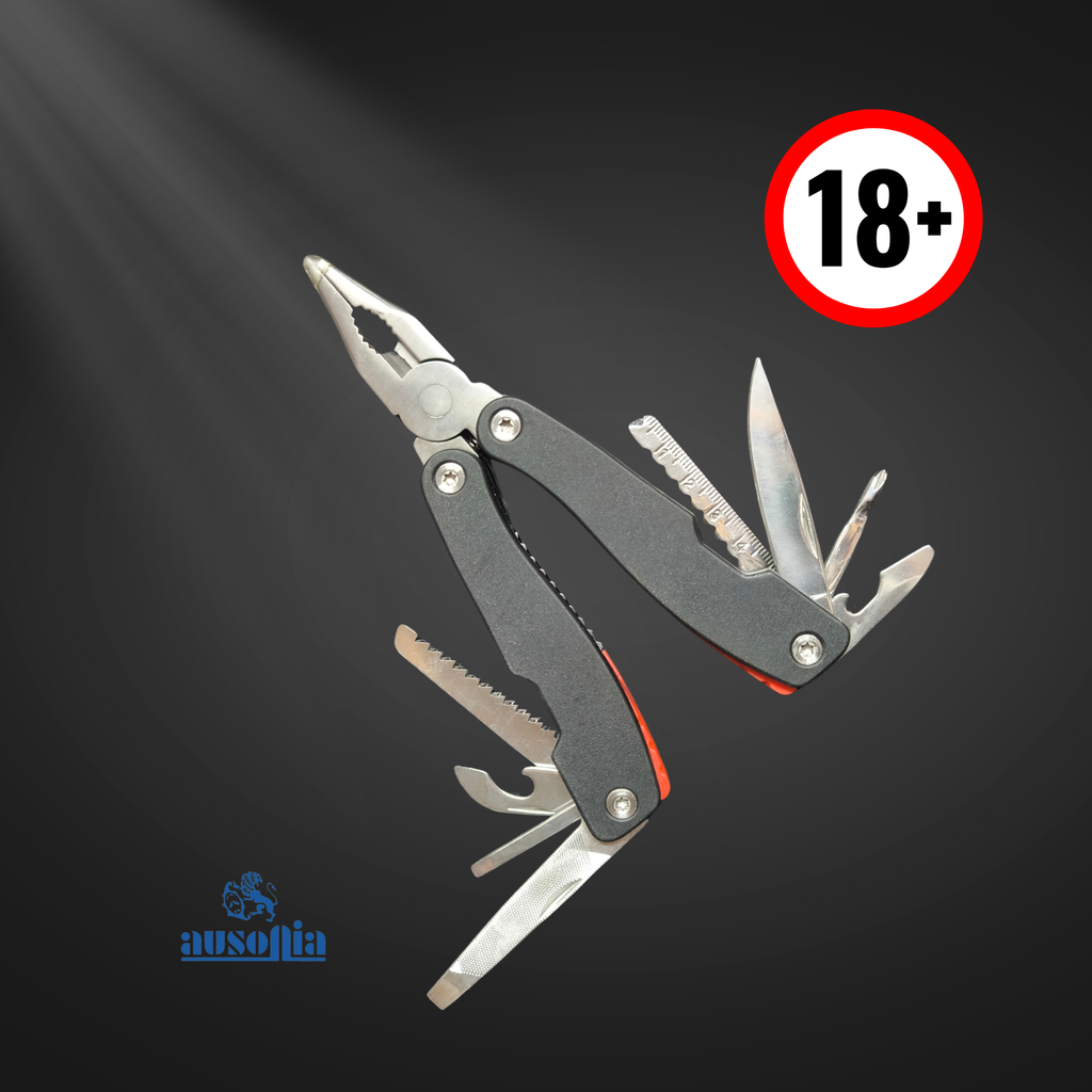 Pinza Multiuso 10 Usi + Torcia LED - Ausonia