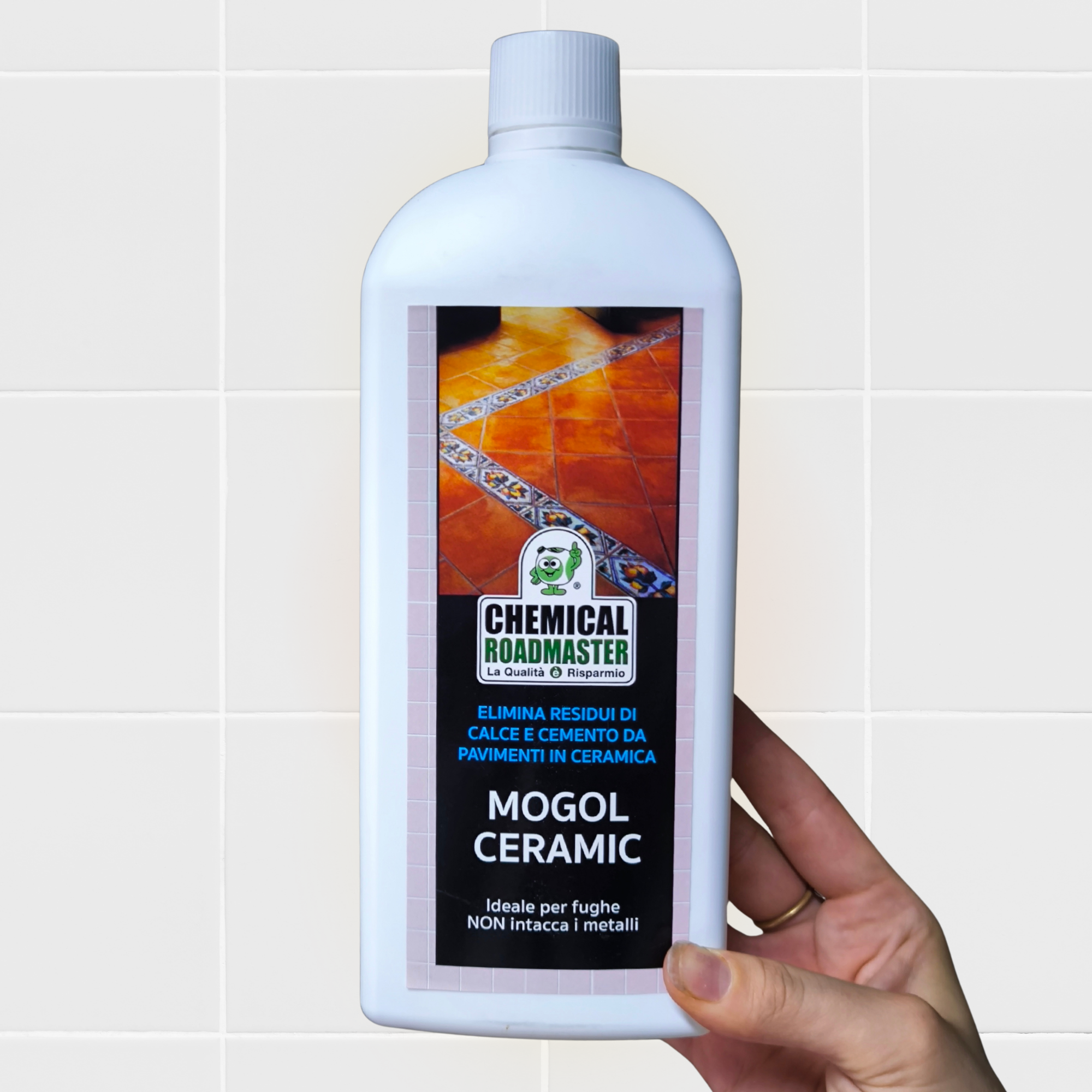 Pulitore acido rapido per residui di posa - MOGOL CERAMIC - Chemical Roadmaster Italia - 1L